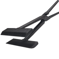 Deckzange, 160 mm, Gerade Form, Falzzange, Abkantzange für Dachdecker und Klempner