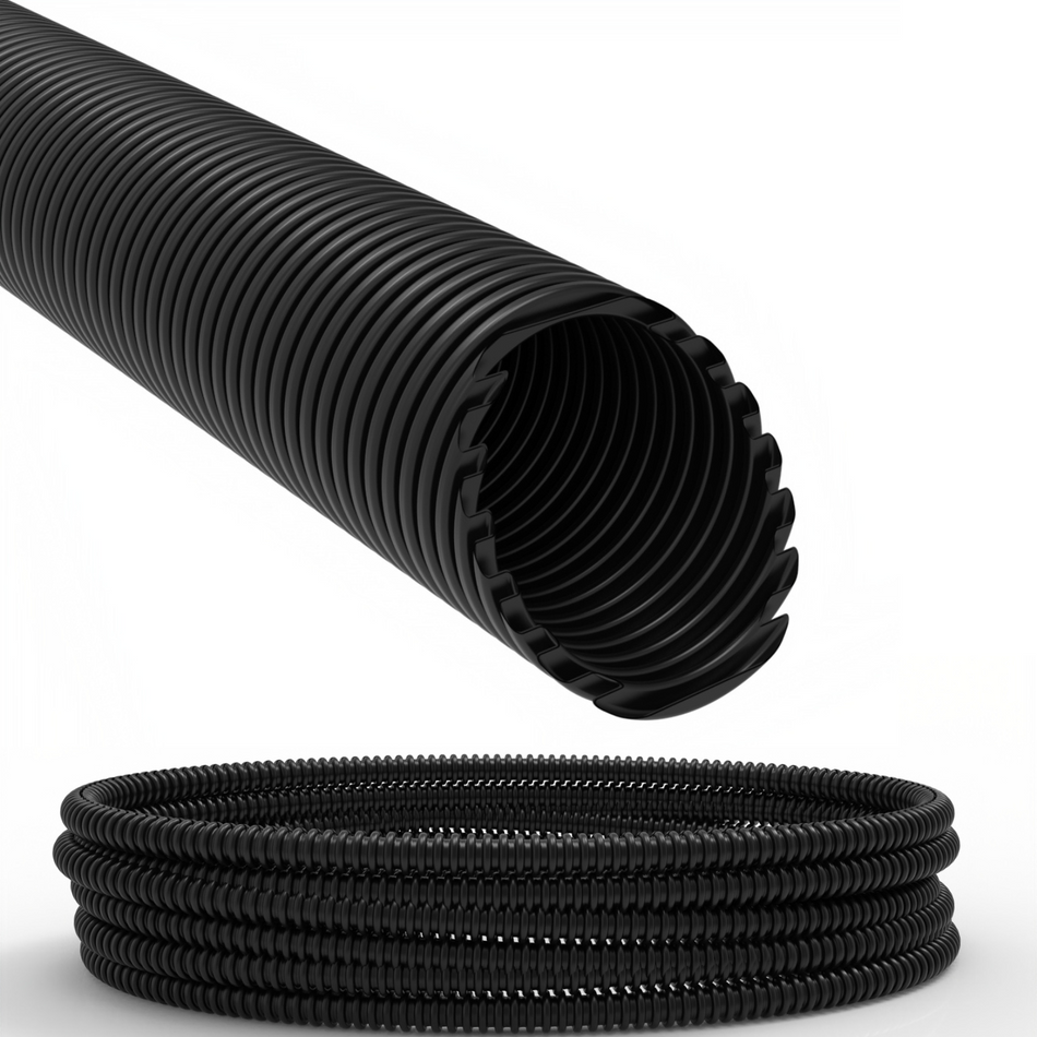 ISTA® Wellrohr – Geschlossen, Größe Auswahl, Kabelschutzrohr, Isolierrohr, Marderschutz, Leerrohr Elektrotechnik
