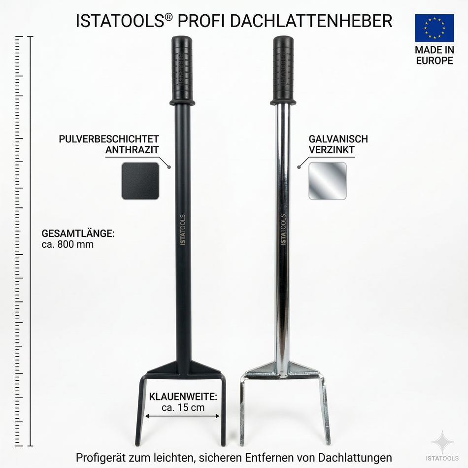 Profi Lattenheber Dachlattenheber– Nageleisen Verzinkt o. Anthrazit