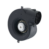 Radial fan made of plastic with double intake for ventilation and exhaust 