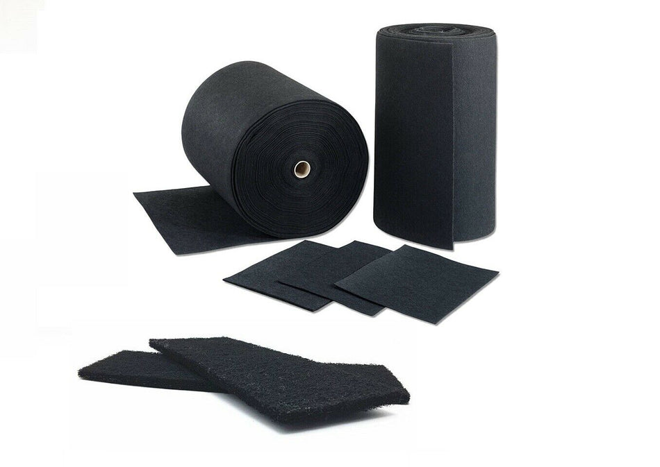 Aktivkohle  Filtermatte 1,00 x 1,90 Meter